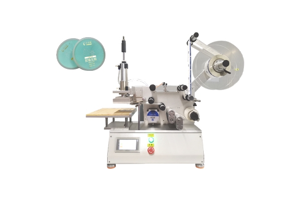 即食桃膠半自動(dòng)平面貼標(biāo)機(jī)